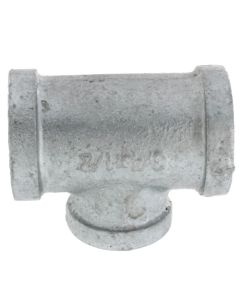 3/4" x 3/4" x 1/2" Galvanized Reducing Tee
