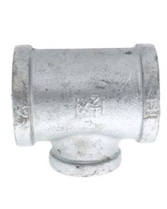 1-1/2" x 1-1/2" x 1" Galvanized Reducing Tee