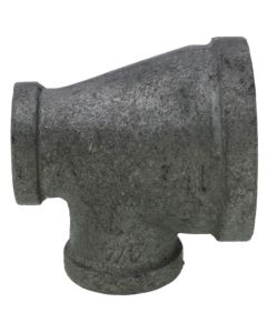 1-1/2" x 3/4" x 3/4" Galvanized Reducing Tee