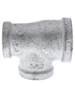 1-1/2" x 1-1/4" x 1-1/4" Galvanized Reducing Tee