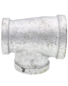 1-1/4" x 1" x 1" Galvanized Reducing Tee