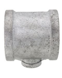 2" x 2" x 1/2" Galvanized Reducing Tee