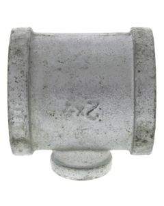 2" x 2" x 3/4" Galvanized Reducing Tee