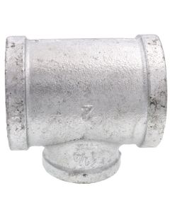 2" x 2" x 1-1/4" Galvanized Reducing Tee