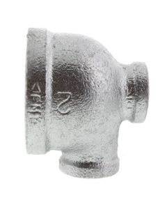 2" x 3/4" x 3/4" Galvanized Reducing Tee