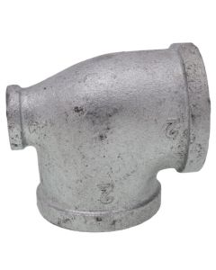 2" x 3/4" x 2" Galvanized Reducing Tee