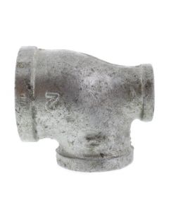 2" x 1" x 1-1/2" Galvanized Reducing Tee