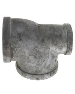 2" x 1-1/4" x 2" Galvanized Reducing Tee