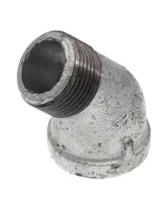 1" Galvanized Malleable 45° Street Elbow