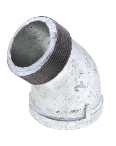 2" Galvanized Malleable 45° Street Elbow