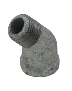 1/2" Galvanized Malleable 45° Street Elbow
