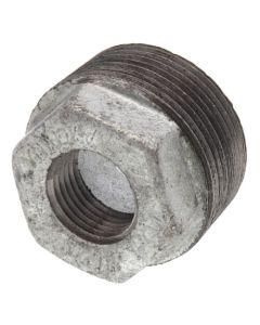 1-1/4" x 1/2" Galvanized Malleable Hex Bushing