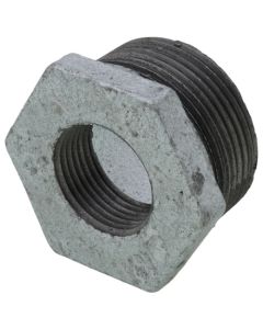 1-1/4" x 3/4" Galvanized Malleable Hex Bushing
