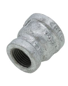3/4" x 1/2" Galvanized Malleable Reducing Coupling