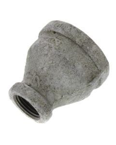 1-1/4" x 1/2" Galvanized Malleable Reducing Coupling