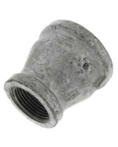1-1/2" x 1" Galvanized Malleable Reducing Coupling