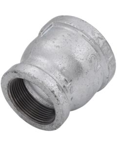 2" x 1-1/2" Galvanized Malleable Reducing Coupling