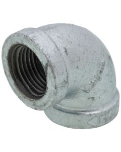 1/2" Galvanized Malleable 90-Degree Elbow