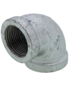 3/4" Galvanized Malleable 90-Degree Elbow
