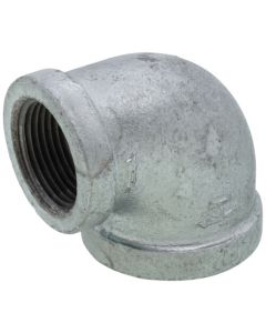 1-1/4" x 1" Galvanized Malleable Reducing Elbow
