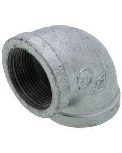 1-1/4" Galvanized Malleable 90-Degree Elbow