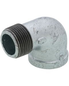 1" Galvanized Malleable 90-Degree Street Elbow