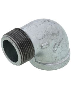 1-1/4" Galvanized Malleable 90-Degree Street Elbow