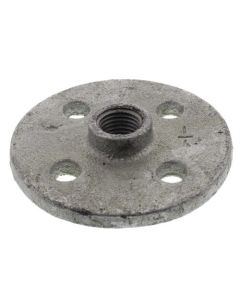 1/4" Galvanized Floor Flange w/ Holes