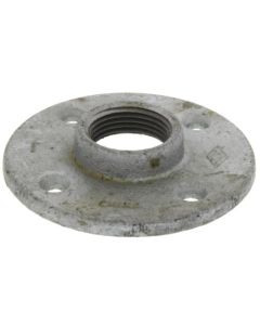 1" Galvanized Floor Flange w/ Holes