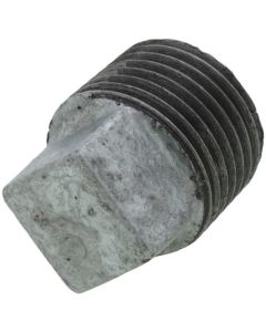 1/2" Galvanized Malleable Square Head Plug