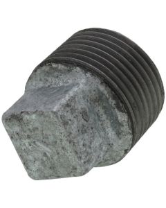 3/4" Galvanized Malleable Square Head Plug