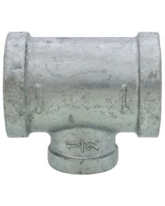 1" x 1" x 1/2" Galvanized Reducing Tee