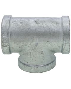 1" Galvanized Malleable Tee