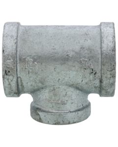 1-1/4" x 1-1/4" x 1" Galvanized Reducing Tee