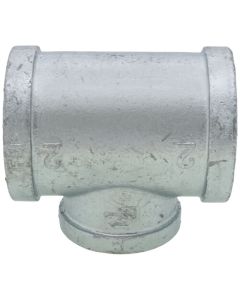 2" x 2" x 1-1/2" Galvanized Reducing Tee