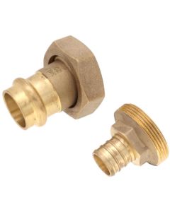 3/4" Press × PEX Crimp Transition Union (LF)