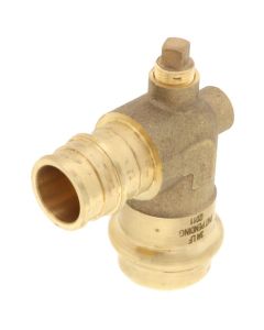 3/4" Copper Press x Expansion PEX Brass Dual Vent Elbow (Lead Free)