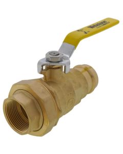 1-1/4" Press x FNPT Union Full Port Ball Valve (Lead Free)