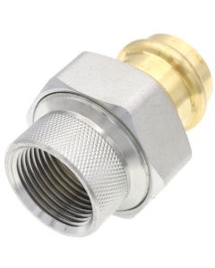 1" FIP × Press Dielectric Union (LF)