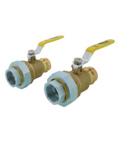 1-1/4" FIP Union x Press Pro-Pal Dielectric Union Ball Valve (Lead Free)