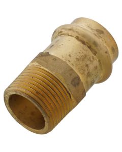 3/4" Copper Press x MIP DZR Brass Transition Adapter (Lead Free)