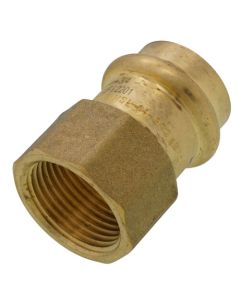 3/4" Copper Press x FIP DZR Brass Transition Adapter (Lead Free)