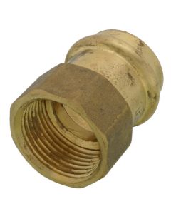 1" Copper Press x FIP DZR Brass Transition Adapter (Lead Free)