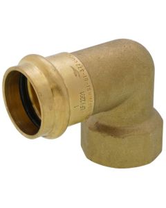 1 Copper Press x FIP Forged DZR Brass Transition Elbow (Lead Free)