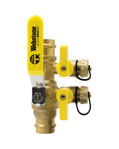 1-1/4" Press Full Port Purge & Fill Ball Valve