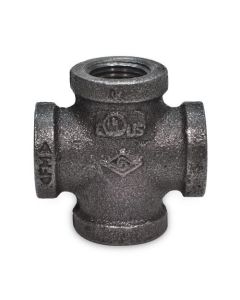 4" Black Cross