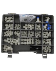 1/4" & 3/8" White Polypropylene Push-Fit Service and Repair Kit