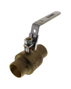 3" Full Port Sweat Ball Valve w/ Latch Lock Handle (Lead Free)