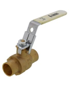3/4" Full Port Sweat Ball Valve w/ Latch Lock Handle (Lead Free)