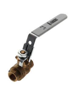 1/4" Full Port Threaded Ball Valve w/ Latch Lock Handle (Lead Free)